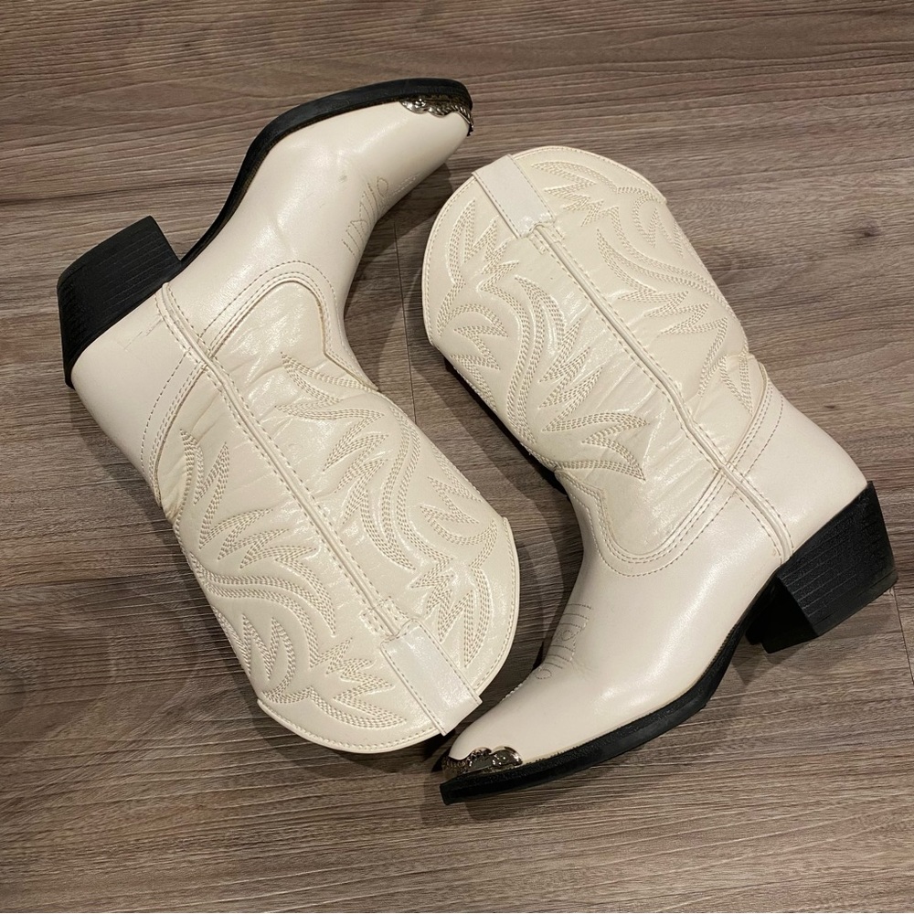White Cowboy Boots